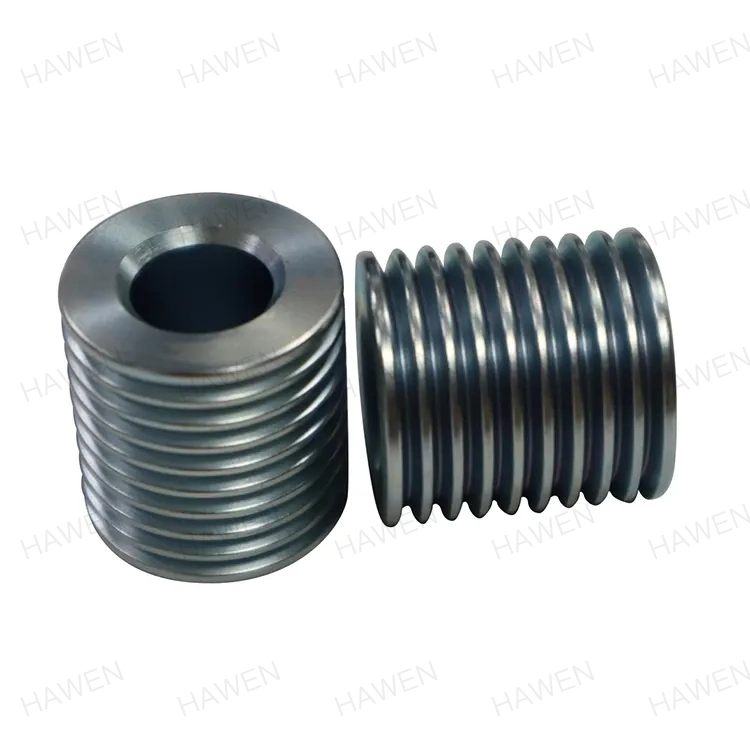 بكرة حزام مضلعة على شكل حرف V